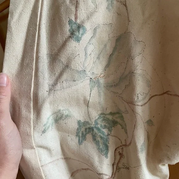 Raw Silk Vintage Kimono Jacket - Picture 3 of 6